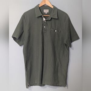 Jachs New York Olive Green Short Sleeve Polo Shirt